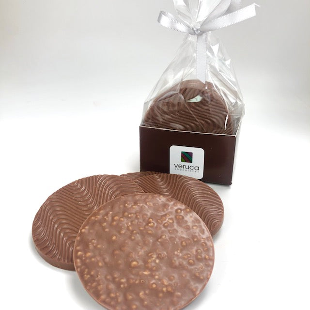 Crunchy Milk Chocolate Discs