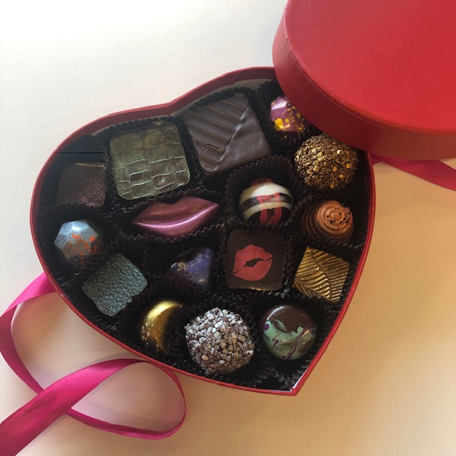 Valentine's Collection: Luxury Chocolate 18pc Heart Box