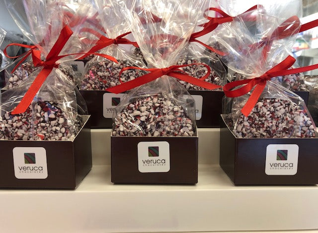 Holiday Collection: Dark Chocolate Peppermint Mendiants