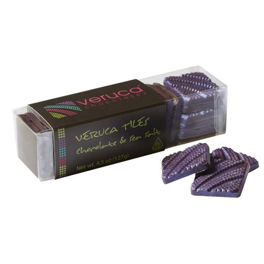 Luxury Chocolate Tiles: Dark Chocolate & Sea Salt
