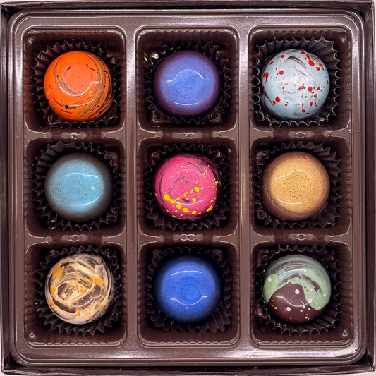Luxury Chocolates: 9 piece Assortment