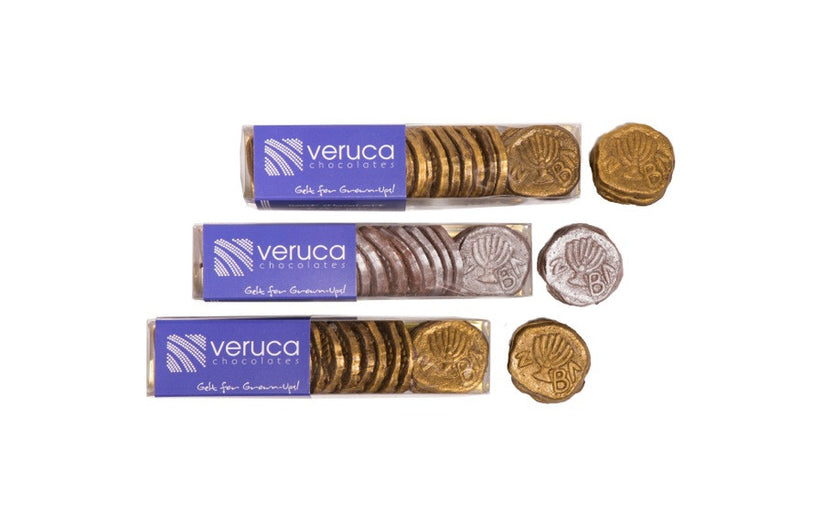 Gelt for GrownUps® Chocolate Coins Sampler by Veruca Chocolates