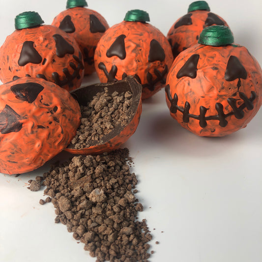 Hot Chocolate Jack-O-Lantern