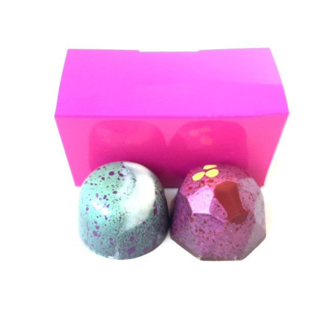 Luxury Chocolates: 2 piece assorted favor box