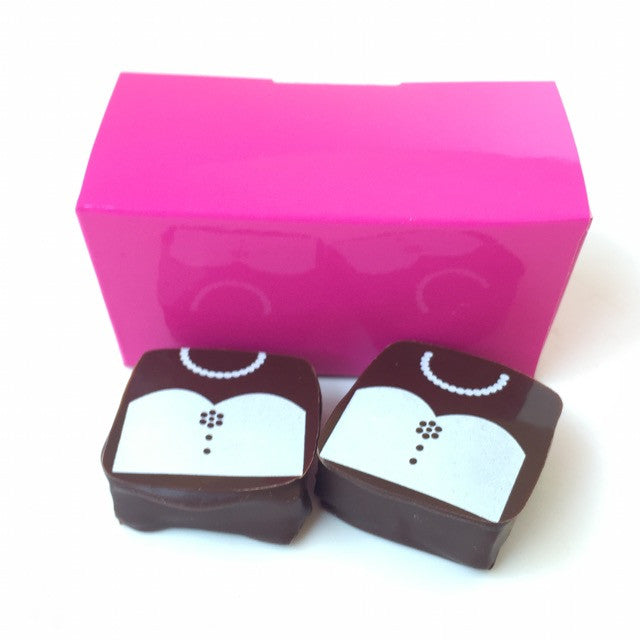 Dress and Tuxedo: 2 piece Wedding Favor Box