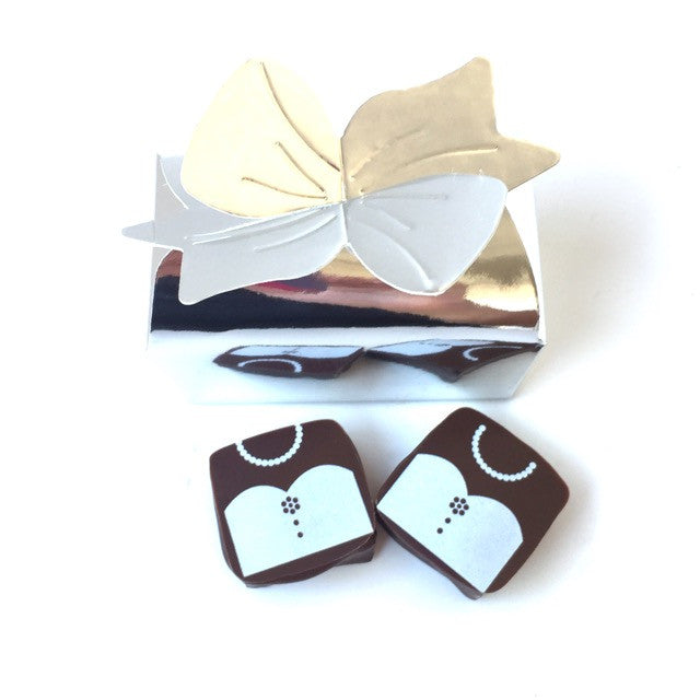 Dress and Tuxedo: 2 piece Wedding Favor Box