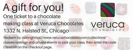 GIFT CERTIFICATE: Chocolate Making Class ticket