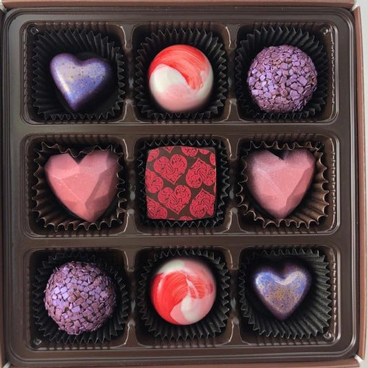 Valentine's Collection: Luxury Valentine's 9 piece Assortment