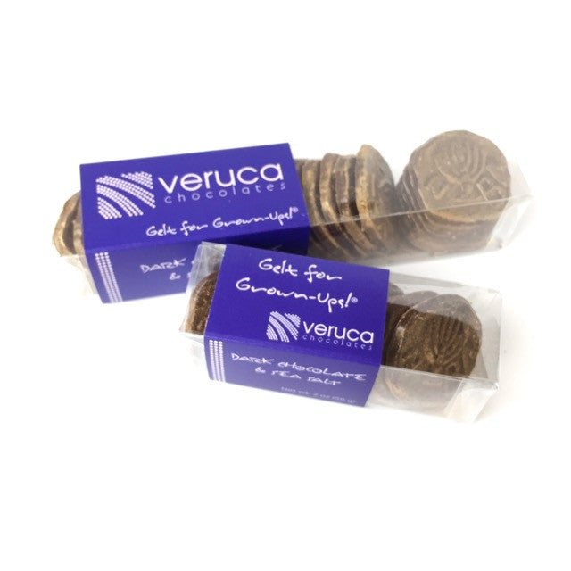 Gelt for Grown-Ups® Dark Chocolate with Sea Salt